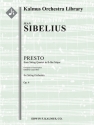 String Quartet in Bb: Presto (s/o sc) Full Orchestra