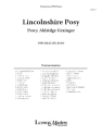Lincolnshire Posy (orig. c/b) Symphonic wind band