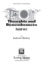 Thoughts & Remembrances: I Isaiah SATB Mixed voices