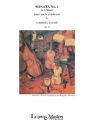Sonata No. 1, Op. 13 Violin solo