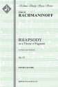 Rhapsody on Paganini (pno f/o study sc) Full Orchestra