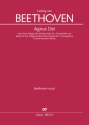 Agnus Dei - nach dem Adagio der Klaviersonate Nr.5 fr Soli, gem Chor und Orchester Partitur