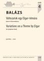 Variations on a Theme by Elgar Blasorchester Partitur