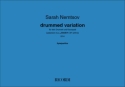 drummed variation Schlagzeug Partitur
