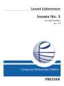 Sonata No. 5 Violoncello und Klavier Partitur und Stimme