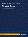 Cinqu Song Kontrabass und Klavier Partitur und Stimme