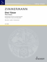Drei Tnze fr 2 Violinen, Viola, Violoncello, Kontrabass und Klavier Partitur und Stimmen