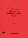 Tres Insultos Para Dos Violines Violin Duett Buch