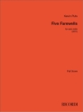 Five Farewells Violine Partitur