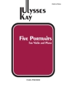 Five Portraits for violin and piano Partitur und Stimme