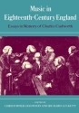 Music in Eighteenth-Century England Essays in Memory of Charles Cudworth Paperback