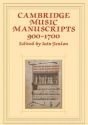 Cambridge Music Manuscripts, 9001700  Paperback