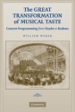 The Great Transformation of Musical Taste Concert Programming from Haydn to Brahms Paperback