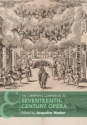 The Cambridge Companion to Seventeenth-Century Opera  Paperback