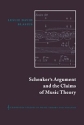 Schenker's Argument and the Claims of Music Theory  Hardback