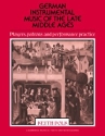 German Instrumental Music of the Late Middle Ages Players, Patrons and Performance Practice Paperback
