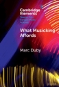 What Musicking Affords Musical Performance and the Post-cognitivist Turn Hardback