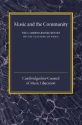 The Cambridgeshire Report on the Teaching of Music Music and the Community Paperback