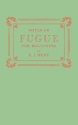 Notes on Fugue for Beginners  Paperback
