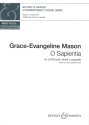 O Sapientia f�r gem (SATB divisi) a cappella Chorpartitur (la)