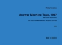 Answer Machine Tape, 1987 Klavier Partitur