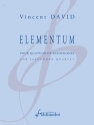 Elementum pour quatuor de saxophones partition et parties