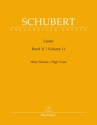 Lieder Hohe Stimme, Band 11 Hohe Stimme Singpartitur, Urtextausgabe