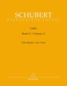 Lieder Band 11 f�r tiefe Stimme und Klavier Singpartitur, Urtextausgabe