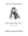 Airs varis no. 6 & 7 G-Dur und E-Dur fr Violine und Klavier