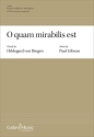 O quam mirabilis est Gemischter Chor A cappella Chorpartitur