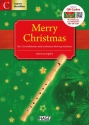 Merry Christmas (+QR-Codes) fr Blockflte, (mit Gitarrenakkorden, Text)