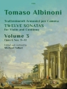 Trattenimenti armonici per camera  Twelve Sonatas, Op. 6 No. 912, Vol. 3 Violin & Piano