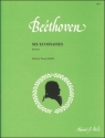 Ecossaises, Six WoO 83 Piano