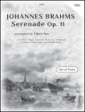 Serenade No. 1 in D, Op. 11. Parts Fl, ob, cl, hn, bsn, 2 vlns, va, vc & db
