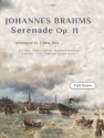 Serenade No. 1in D, Op. 11. Full Score Full Score
