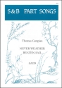 Never weather-beaten sail SATB