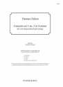 Concerto set 1 no. 2 in A-. Score & Parts Solo Organ and Strings