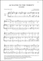 As water to the thirsty. SATB & Org or Piano SATB & Org or Piano