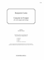 Concerto in D major. Score and Parts Solo Organ and Strings