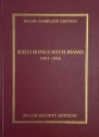 Solo songs with piano (19011934) Score