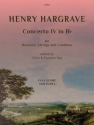 Concerto IV in B flat Bassoon & String Orchestra