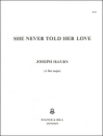 She never told her love (D - F) Voice & Piano