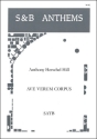 Ave Verum Corpus. SATB SATB