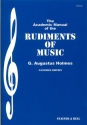 The Academic Manual of the Rudiments of Music Book