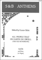All people that on earth do dwell (The Old 100th) SATB & Piano