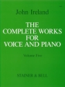 The Complete Works for Voice and Piano. Volume 5: Medium Voice Voice & Piano