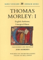 English Anthems, Liturgical Music Choral Score