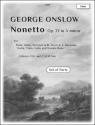 Nonetto, Op. 77 in A minor. Parts Nonet