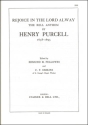 Rejoice in the Lord (The Bell Anthem) SATB and organ