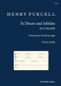 Te Deum & Jubilate in D. Vsc TrTrAATB solos, TrTrATB and Organ